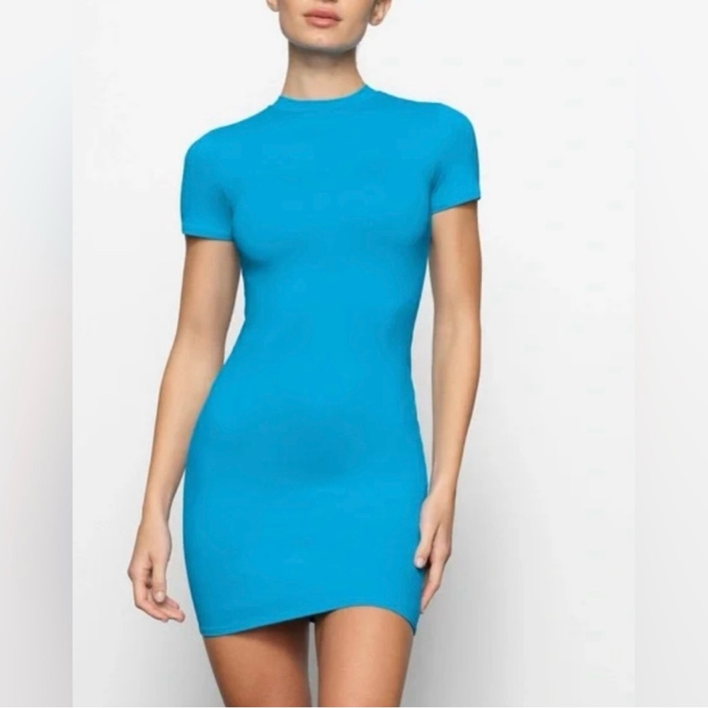 SKIMS Turquoise swim dress
